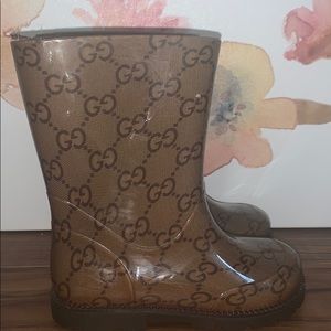 Gucci Toddler GG Rubber Rainboots